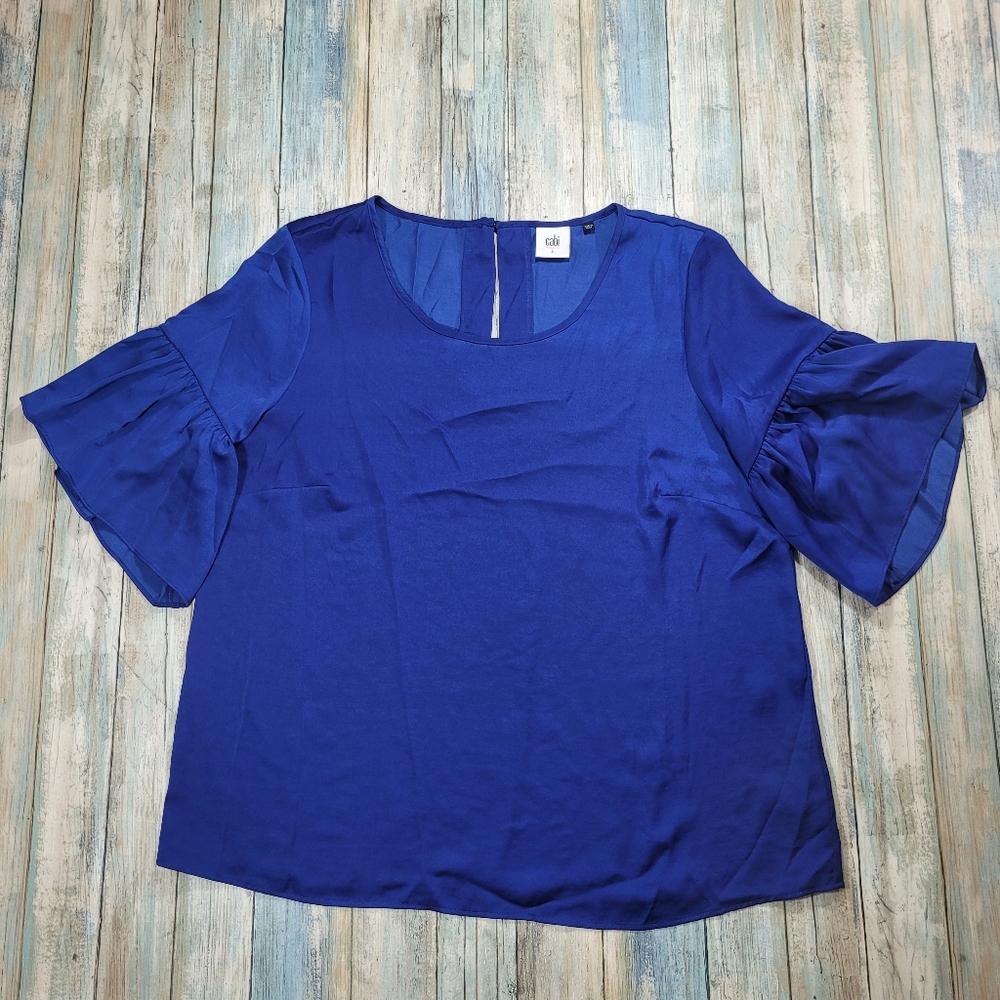 Cabi Flutter Sleeves Top. - image 1